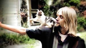 Kurt Cobain and Cats photo